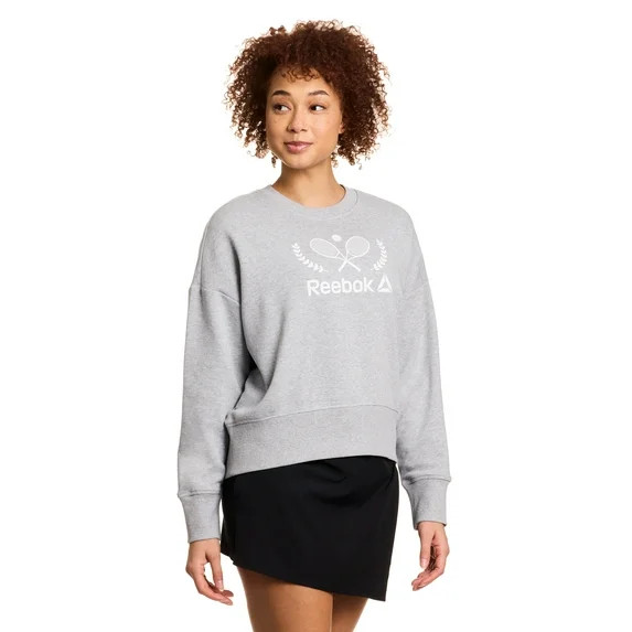 Reebok Women's Prep Crewneck Sweatshirt, Sizes XS-XXXL | Walmart (US)