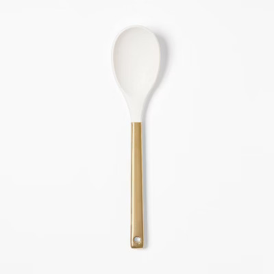 Silicone/Stainless Steel Spoon Champagne - Figmint™ | Target