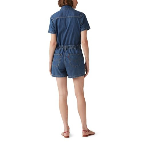 Levi's Women's Type Iii Romper, (New) Jump Track, X-Small | Amazon (US)