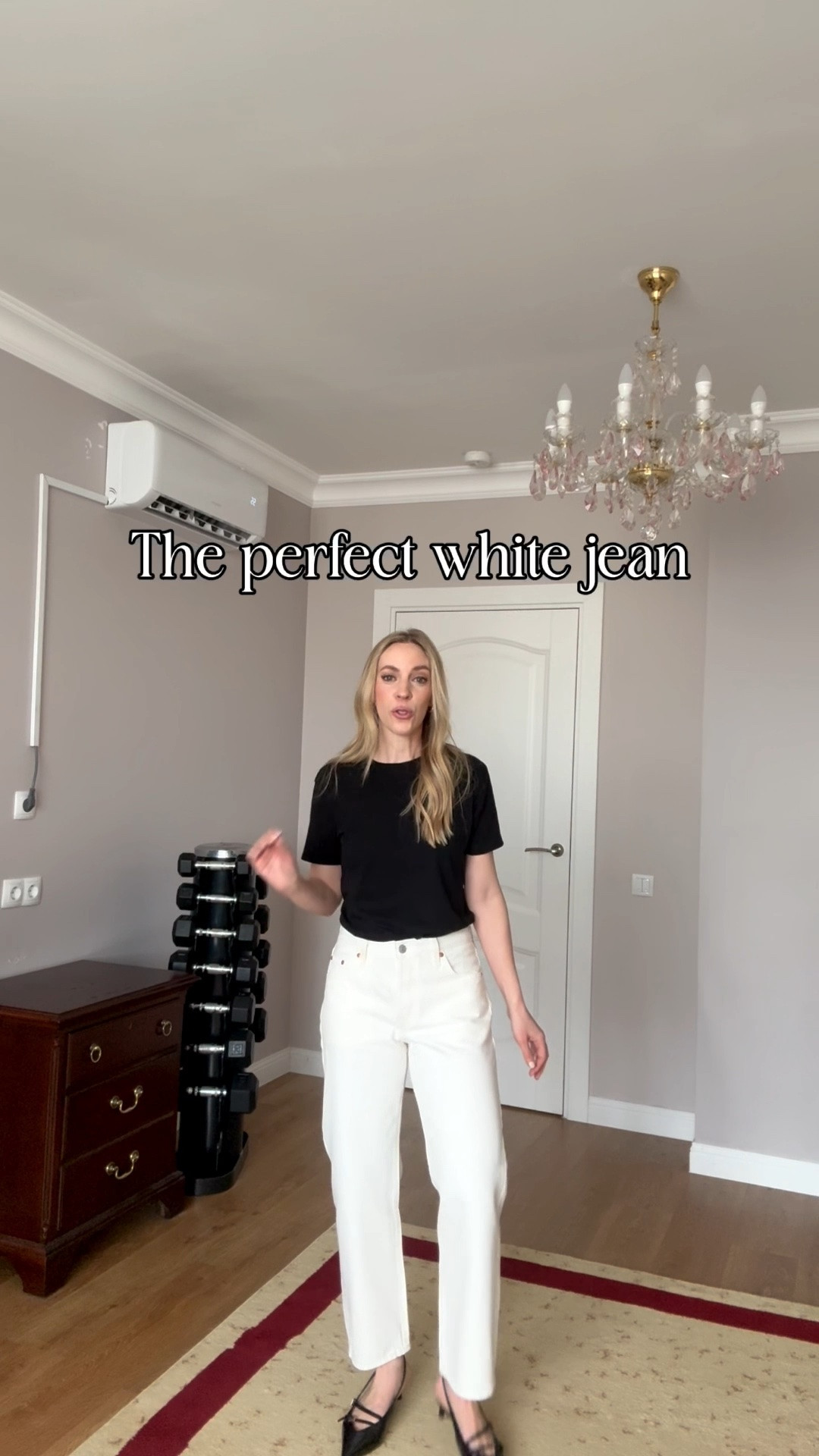 This is the perfect pair of @levi white jeans for spring and summer - lightweight, baggy but flattering and cropped length for any kind of flats or sandals

#LTKSeasonal #LTKSaleAlert #LTKOver40