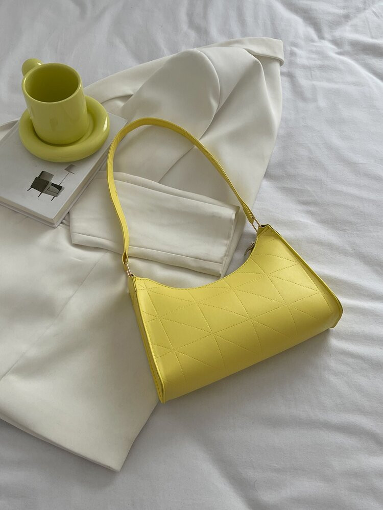 Baguette Tasche mit Stich Detail | SHEIN