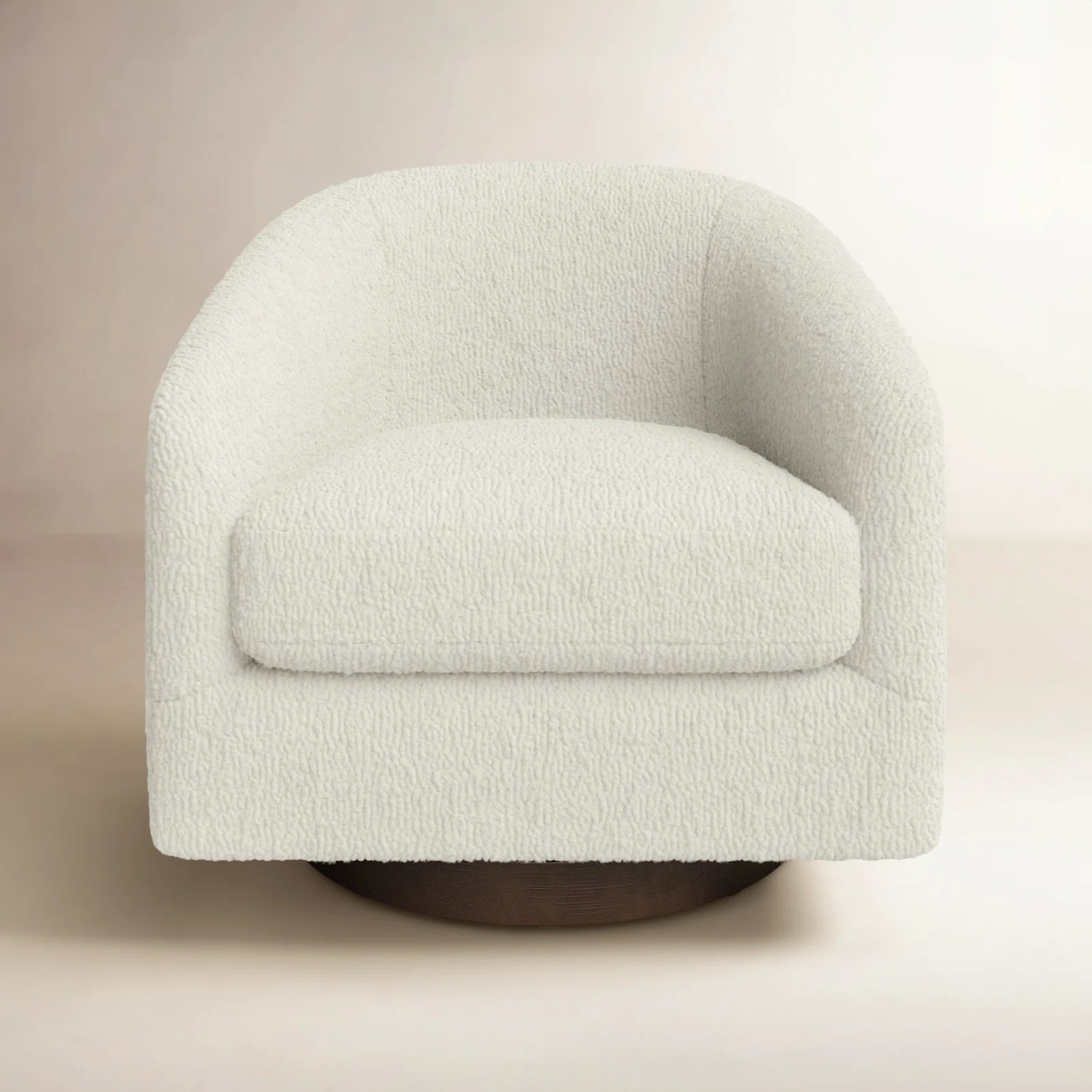 Bennett Upholstered Swivel Barrel Chair | Birch Lane