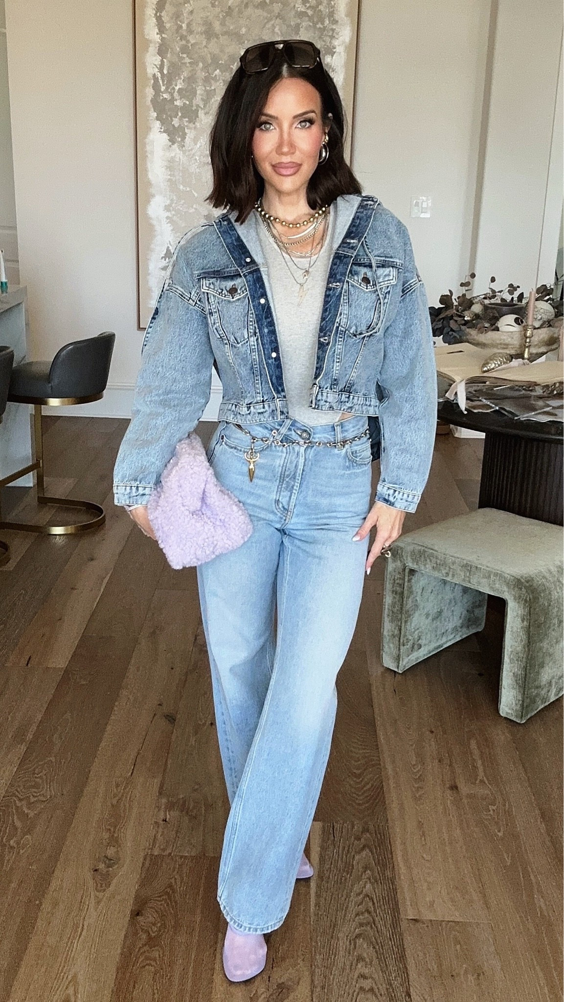 #summeroutfit Wearing a size Small in Jean jacket. @Ruti

#LTKdayinmylife #LTKgrwm #LTKootd