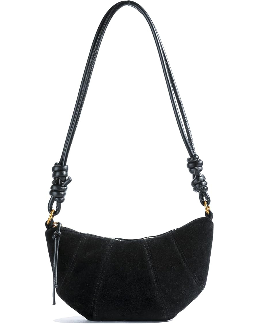 Suede Bags for Women Suede Purses Crescent Bag Crossbody Shoulder Bag Trendy Tote Handbags | Amazon (US)