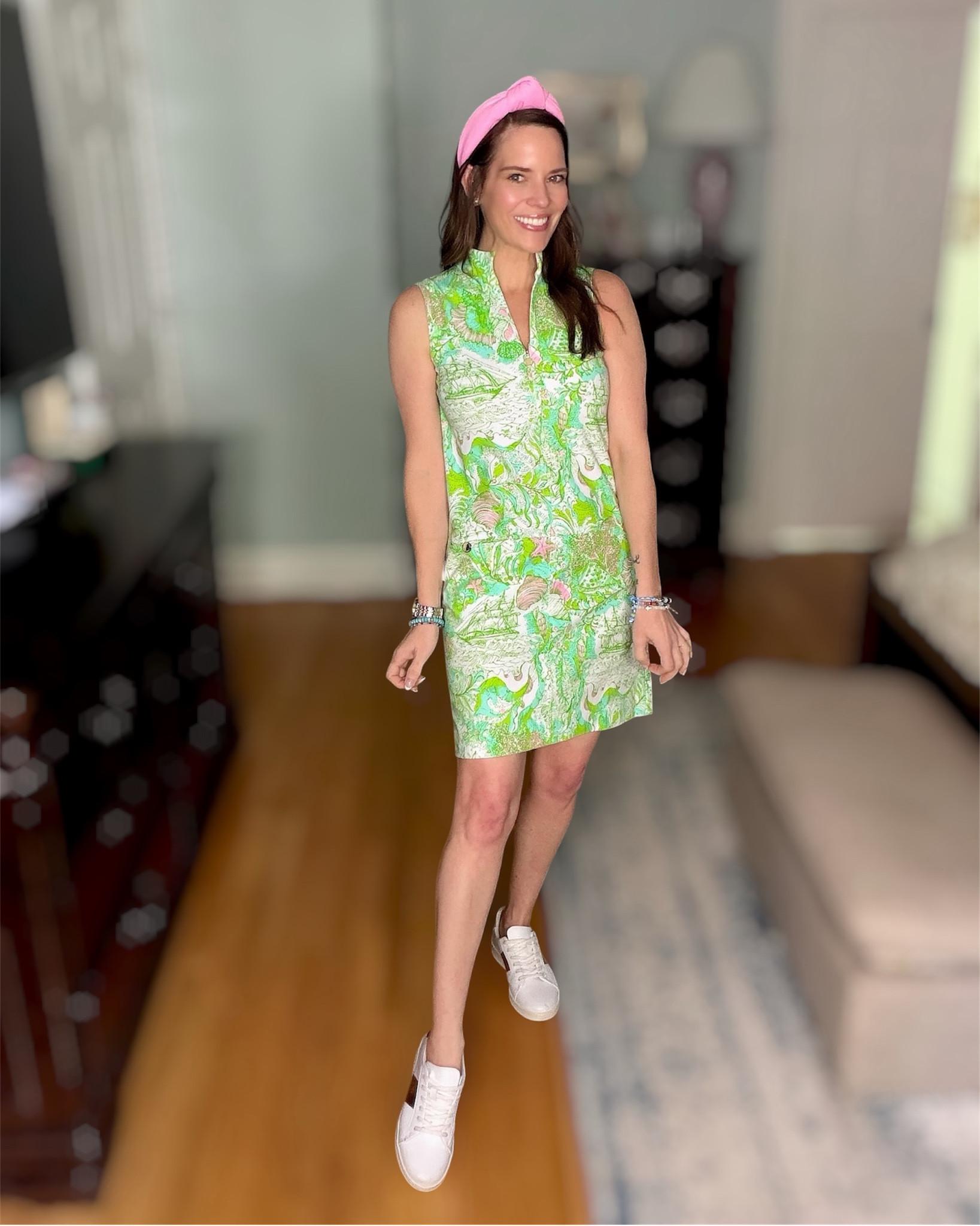 Mommy & Me Lilly Pulitzer Green Print Outfit 💚✨

The sweetest matching moment 💚 Obsessed with this Lilly Pulitzer print for both mom + littles! I’m wearing the sleeveless shift dress paired with sneakers for a casual everyday look, and linked the adorable girls ruffle set to match 🫶 Perfect for spring outings, family photos, vacations, or just twinning in style 🌸

Lightweight, breathable cotton + the prettiest green print that always pops 🌿 The dress is an easy, classic shift fit and the girls set is SO cute with the ruffle details!

spring outfits, mommy and me outfits, matching outfits, Lilly Pulitzer dress, green print dress, preppy style, spring family photos outfits, resort wear, casual spring outfit, feminine style, colorful outfits 💕

#LTKOver40 #LTKKids #LTKmomlife

#LTKKids #LTKOver40 #LTKPetite