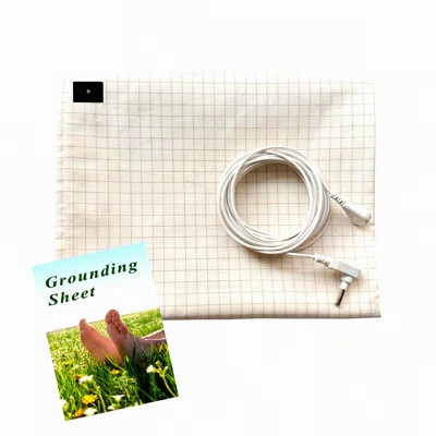 SilverSleep Grounding Sheet - Conductive Bed Sheet for Better Sleep - Grounding Cords Included - 27x52 Inch Size - EMF Protection - Sleep Aid Bedding | Wayfair North America