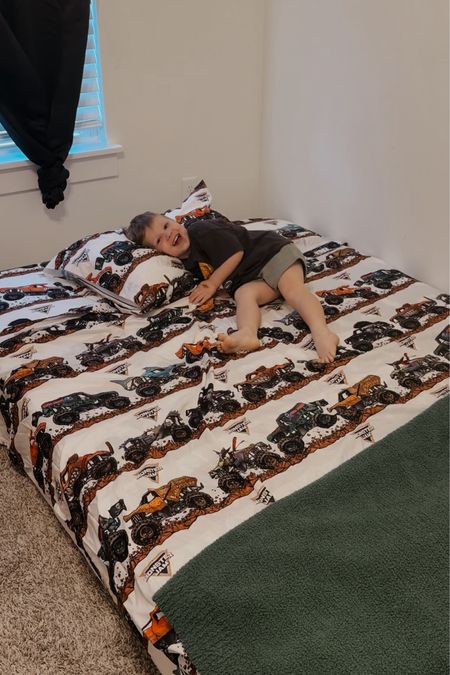 our new “big boy” bed set up, ford couldn’t be more excited! fingers crossed for a smooth transition!! 

#LTKhome #LTKkids #LTKfamily