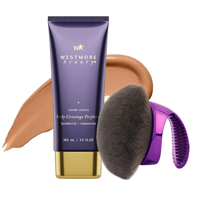 Westmore Beauty Body Coverage Perfector x Blend & Blur Body Brush Kabuki Brush - Waterproof Leg &... | Amazon (US)