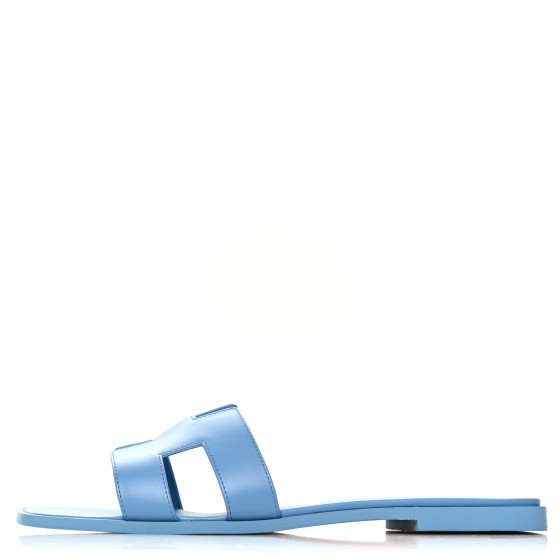 Box Calfskin Oran Sandals 42 Bleu Cameo | FASHIONPHILE (US)