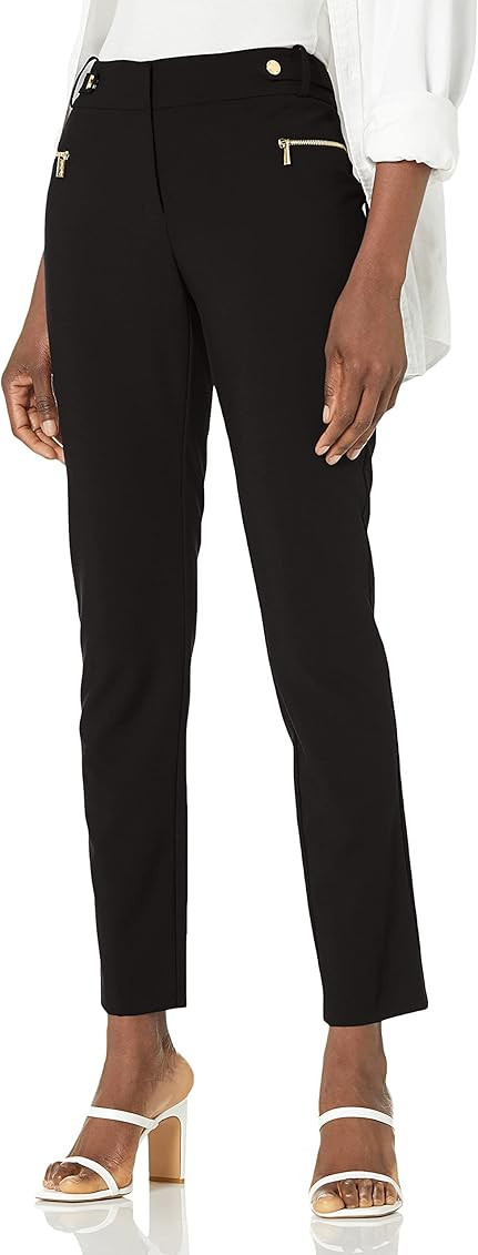 Allegra K Women's Button Down Long Sleeve Point Collar Chambray Poplin Shirt | Amazon (US)