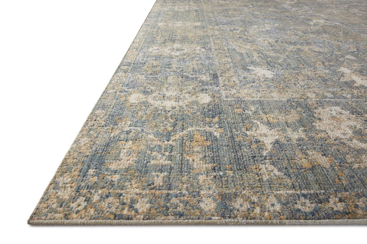 Rosemarie ROE-03 Sand/Lagoon Area Rug | Rugs Direct