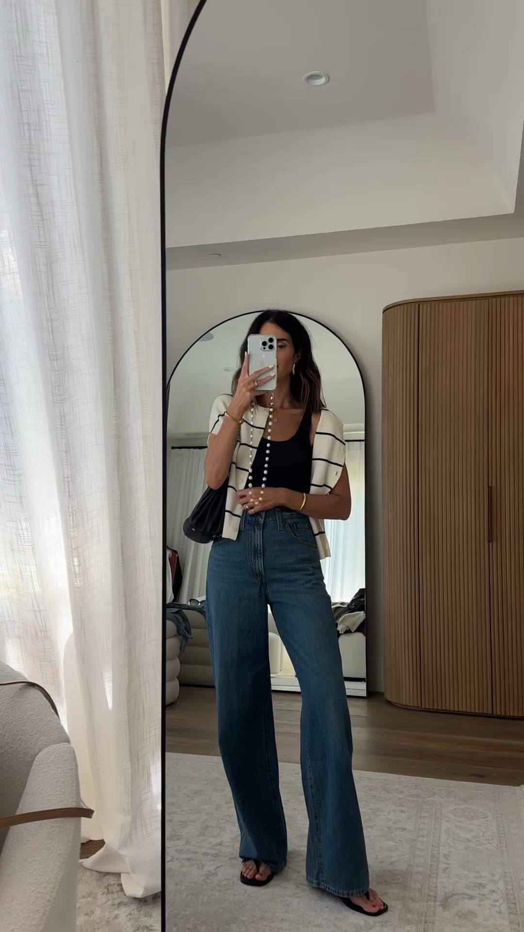 Here I am wearing this top opened up, I styled it with a black tank top and jeans🙌🏼 I’m just shy of 5-7” wearing a size XS top and size 25 jeans @Target #stylinbyaylin #aylin #outfitinspo

#LTKgrwm #LTKootd #LTKSeasonal