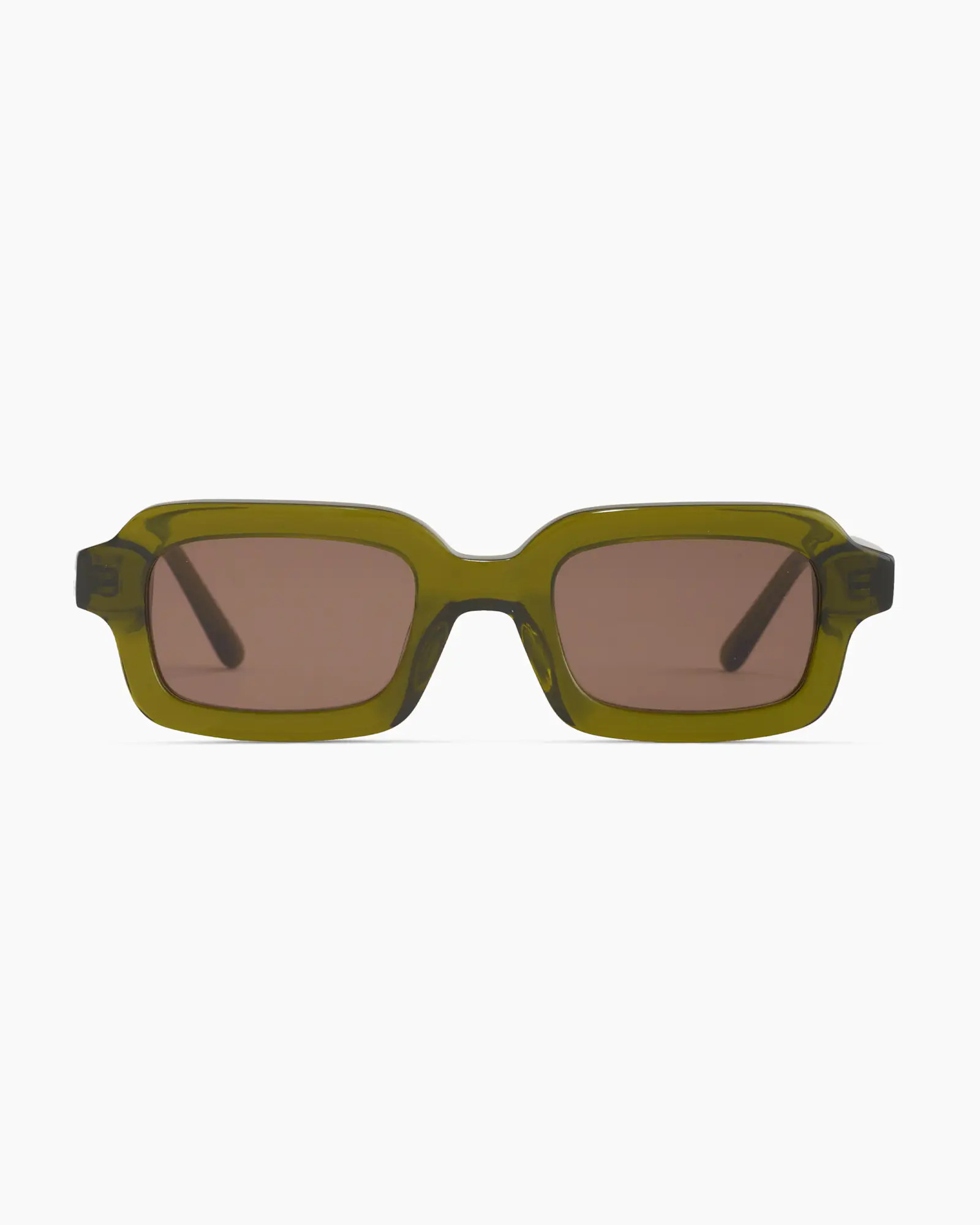 Fiji Polarized Acetate Sunglasses in Moss with Brown lens | Quince
