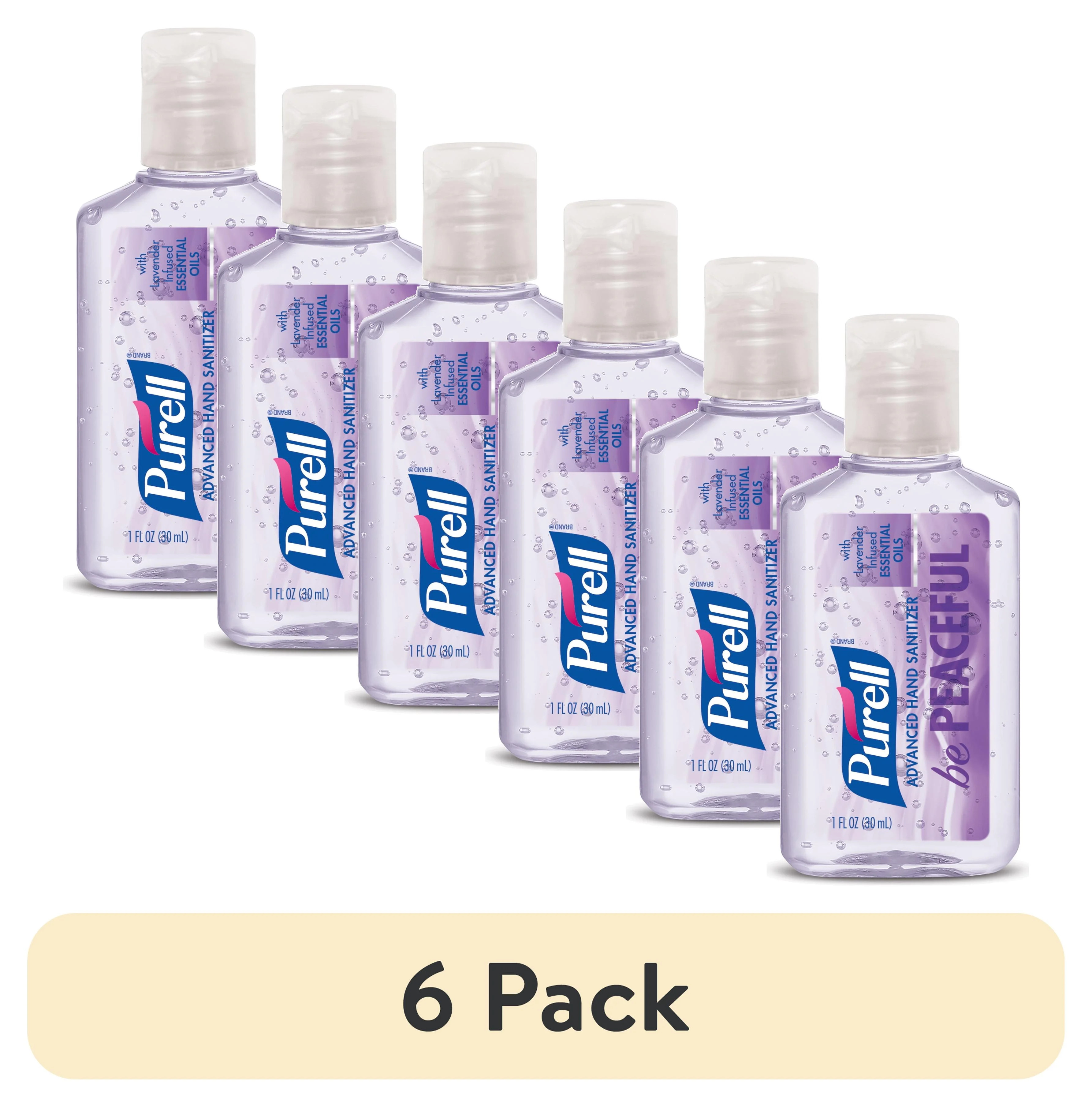 (6 pack) PURELL® Hand Sanitizer Gel, Various Scents, Travel Size Bottle, 1 oz, 1 Count (Adult) | Walmart (US)
