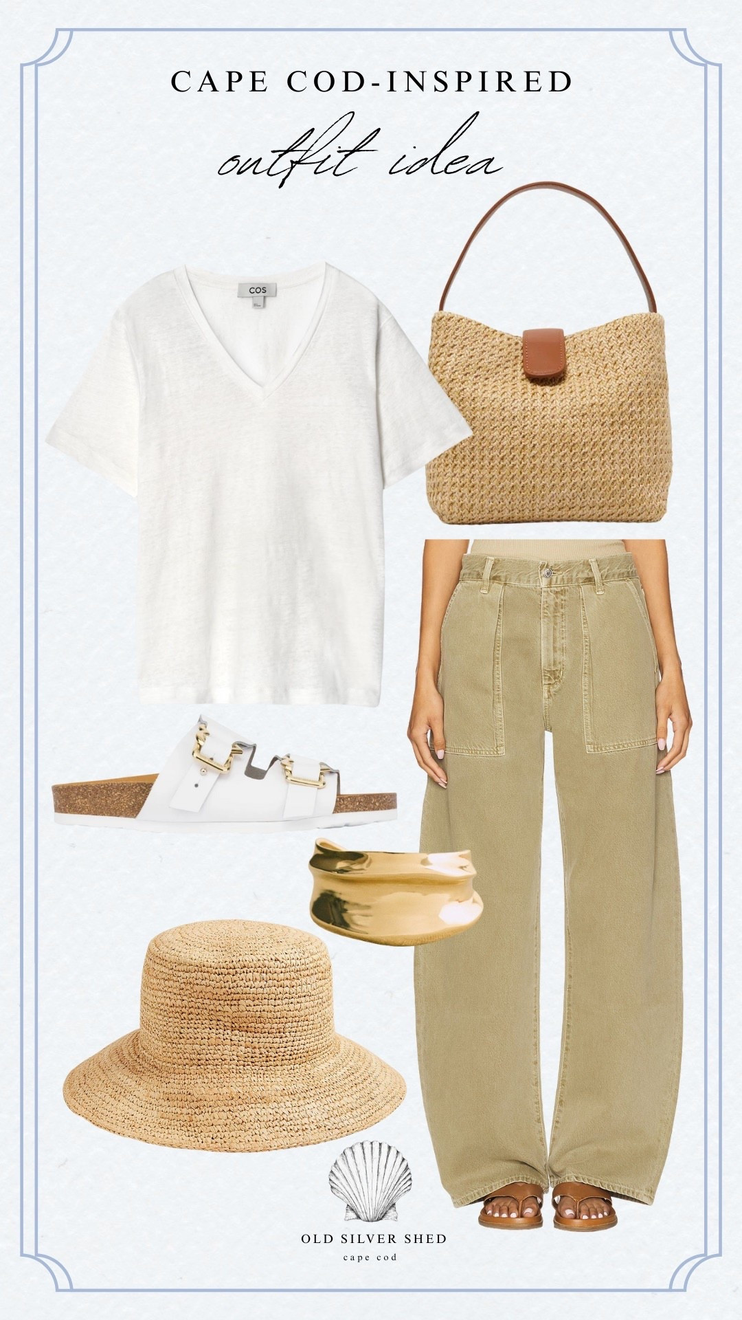 Looking for an easy summer outfit idea? This Cape Cod-inspired look would be a stylish (and comfortable) choice. I love the color and silhouette on these pants. Pair them with sandals and a white tee for everyday wear. Adding a straw hat, a fun handbag, and some gold jewelry will pull it all together. Bonus: Many of these picks are on sale right now! 

#LTKSaleAlert #LTKStyleTip #LTKFindsUnder100