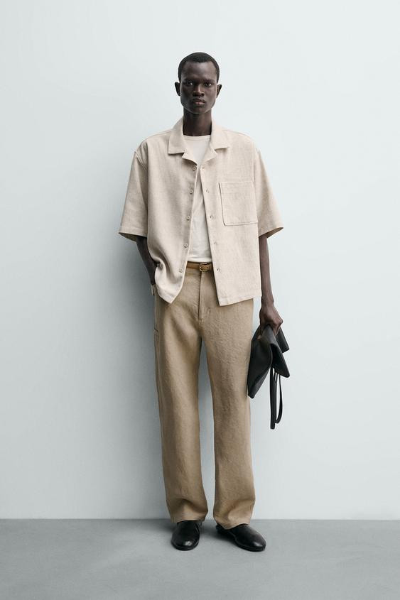 BOXY FIT TEXTURED SHIRT | Zara US