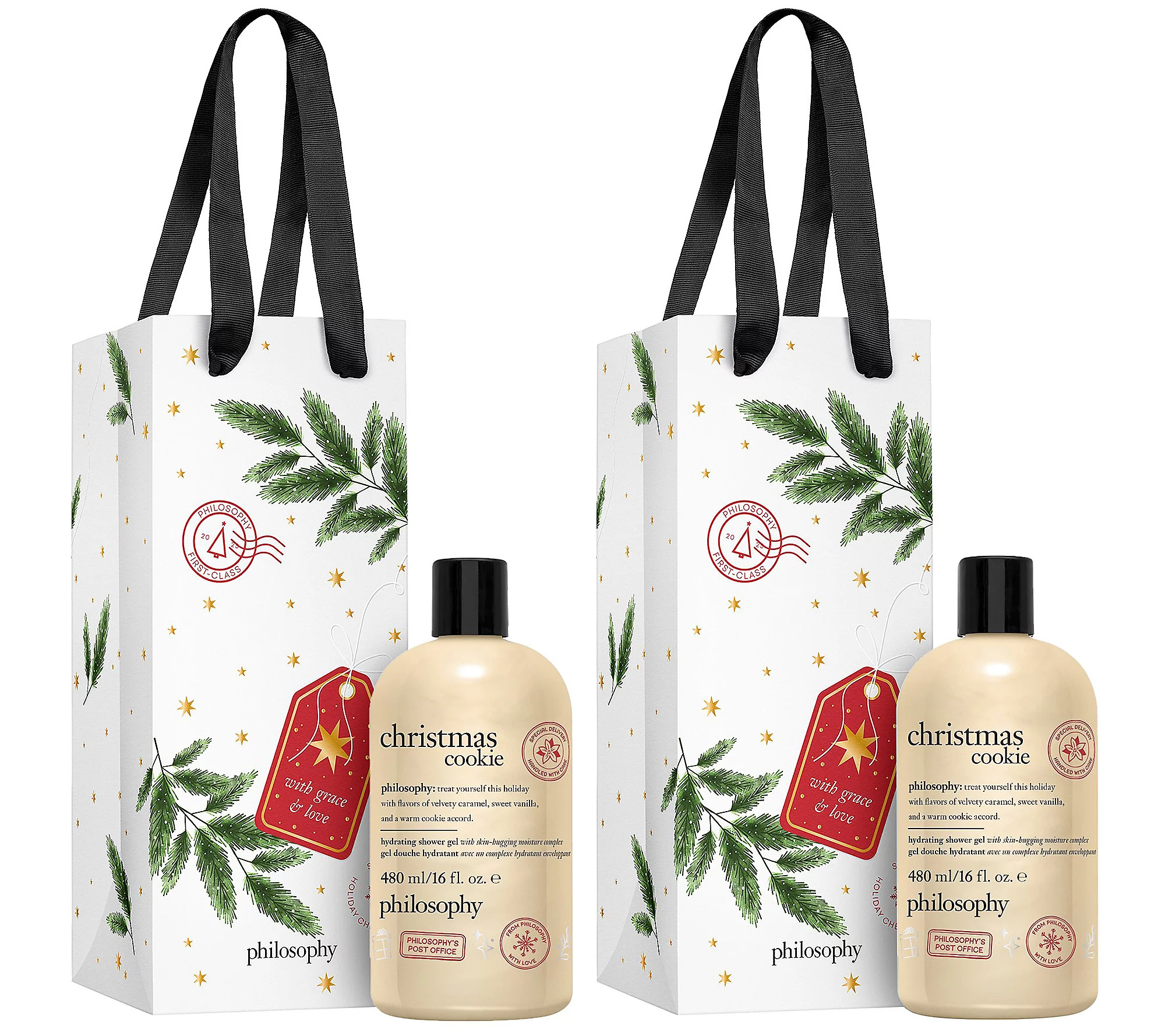 philosophy 16 oz. holiday special edition showe r gel duo | QVC