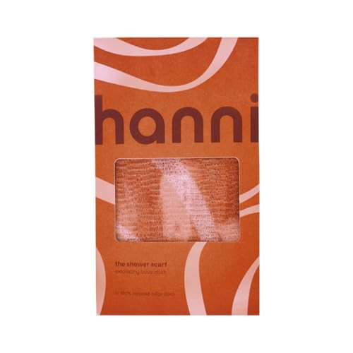 HANNI Extra-Long Shower Scarf, Japanese-Inspired Exfoliating Body Scrubber, Loofah-Like Wash Cloth for Dead Skin Removal | Amazon (US)