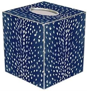 Marye-Kelley Tissue Box Cover Tissue Holder Square Cube Paper Mache Decorative Animal Print Antel... | Amazon (US)