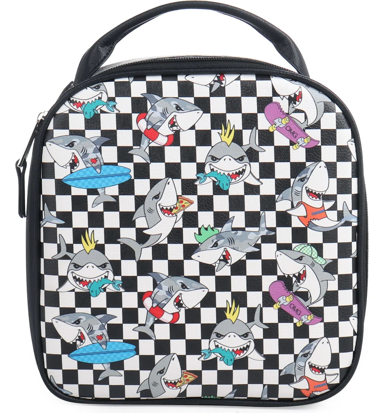 OMG Accessories Shark Print Lunch Bag | Nordstrom | Nordstrom