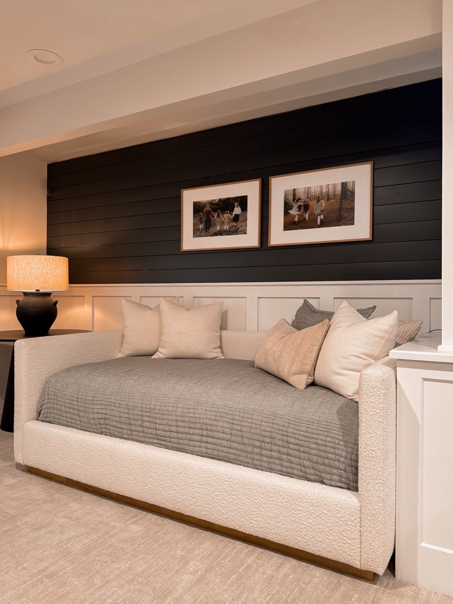 We don’t have an extra room for our guest so we created this space in our basement and it’s perfect to accommodate guests and serves as a comfy place to chill out. 

#LTKHome #LTKSaleAlert