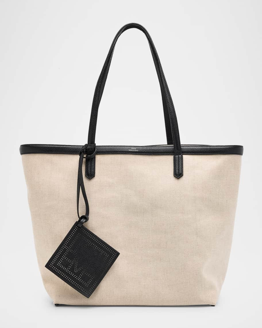 Toteme Travel Canvas Tote Bag | Neiman Marcus