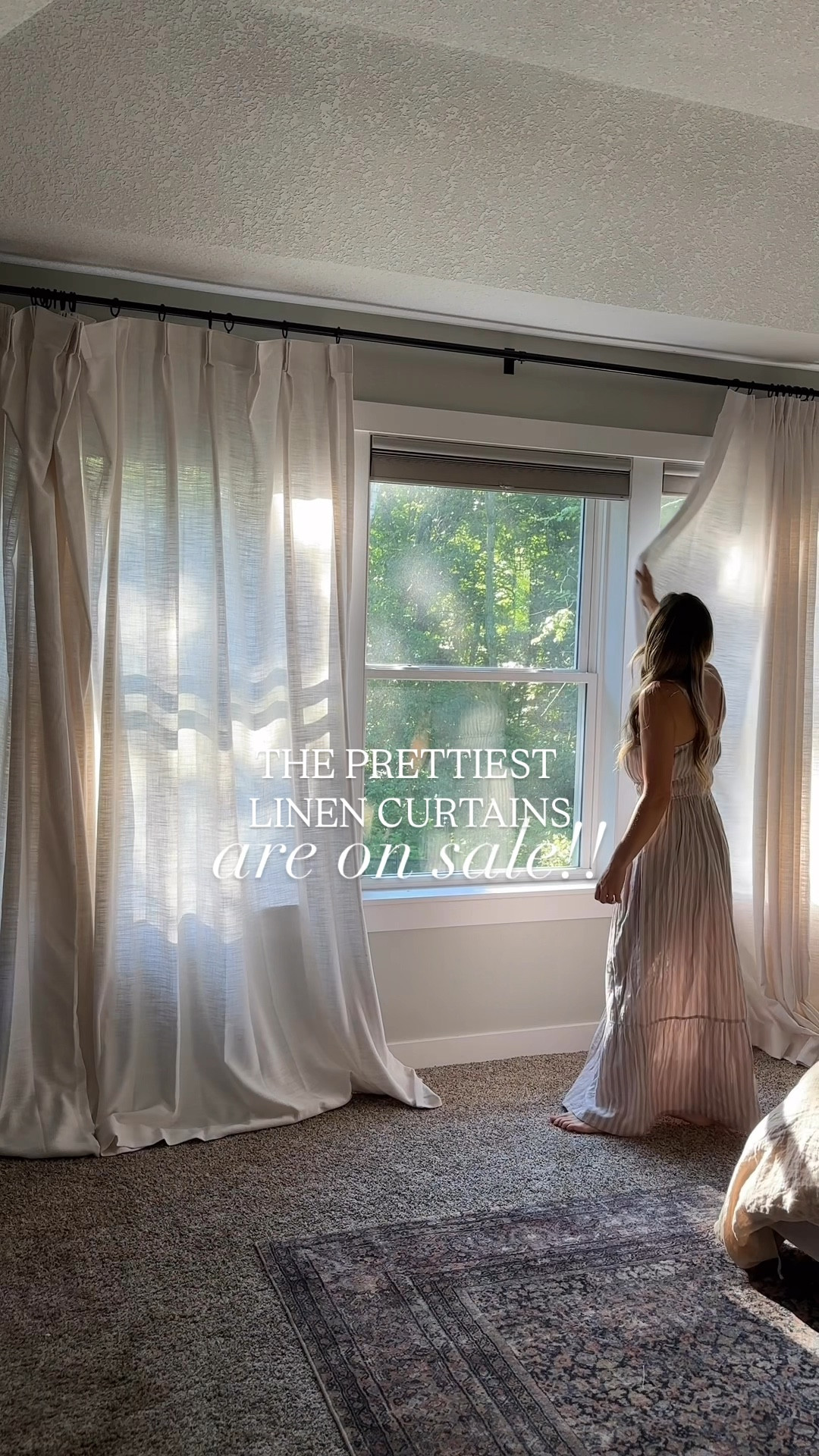 These curtains are just beautiful and add such elegance and coziness to a room! 
I have the ivory linen pleated curtains! I will link a few different styles on sale as well! 

#LTKHome #LTKSaleAlert #LTKStyleTip