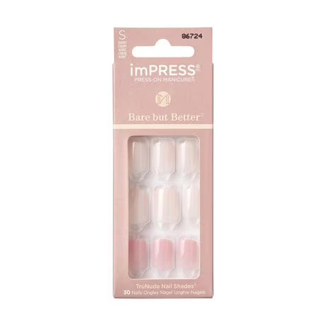 KISS imPRESS Bare but Better Press-on Manicure - Effortless Finish | Walmart (CA)