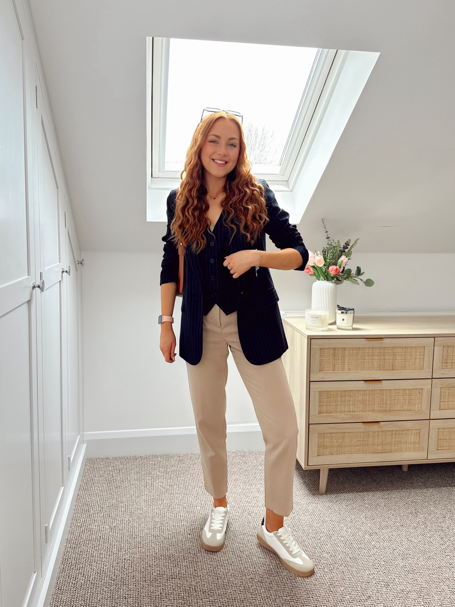 Workwear style, office outfit, office outfit ideas, office ootd, office style, waistcoat, oversized blazer, tailored outfit, classy style.

#LTKfindsunder50 #LTKworkwear #LTKeurope