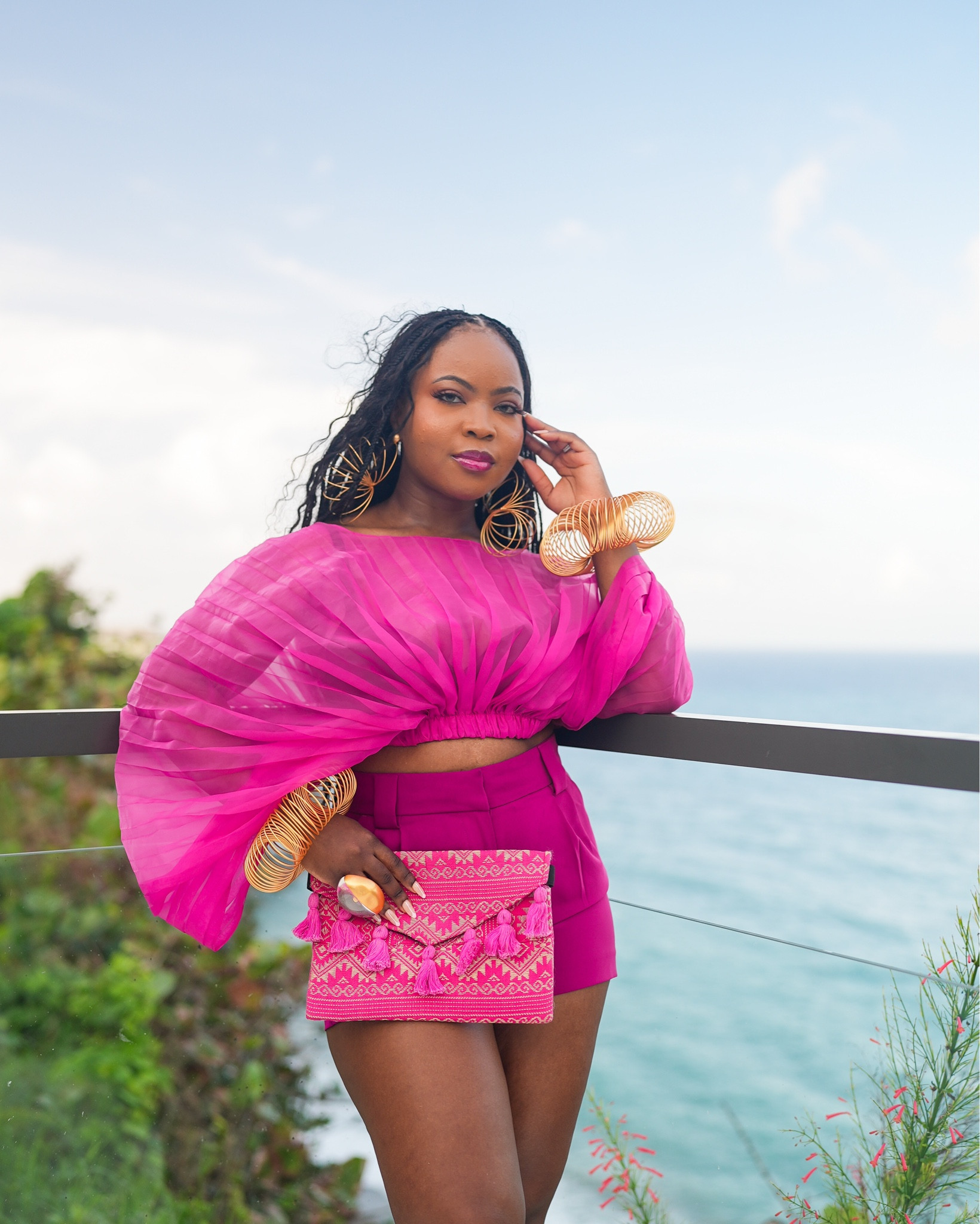 Tropical vibes in Jamaica! Rewearing my @andreaiyamah sombra top! 😍

#LTKPetite #LTKStyleTip