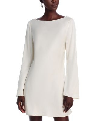 FRENCH CONNECTION Ennis Satin Bell Sleeve Mini Dress  | Bloomingdale's Women | Bloomingdale's (US)