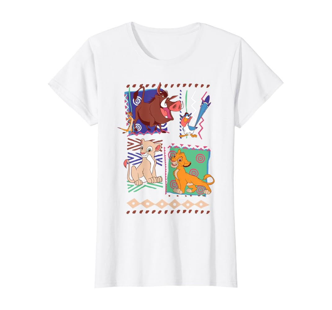 Disney Lion King Simba And Timon Graphic T-Shirt T-Shirt | Amazon (US)