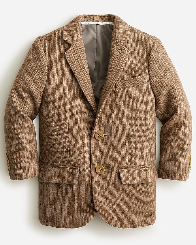 Boys' Ludlow suit jacket in wool-blend herringbone | J. Crew US