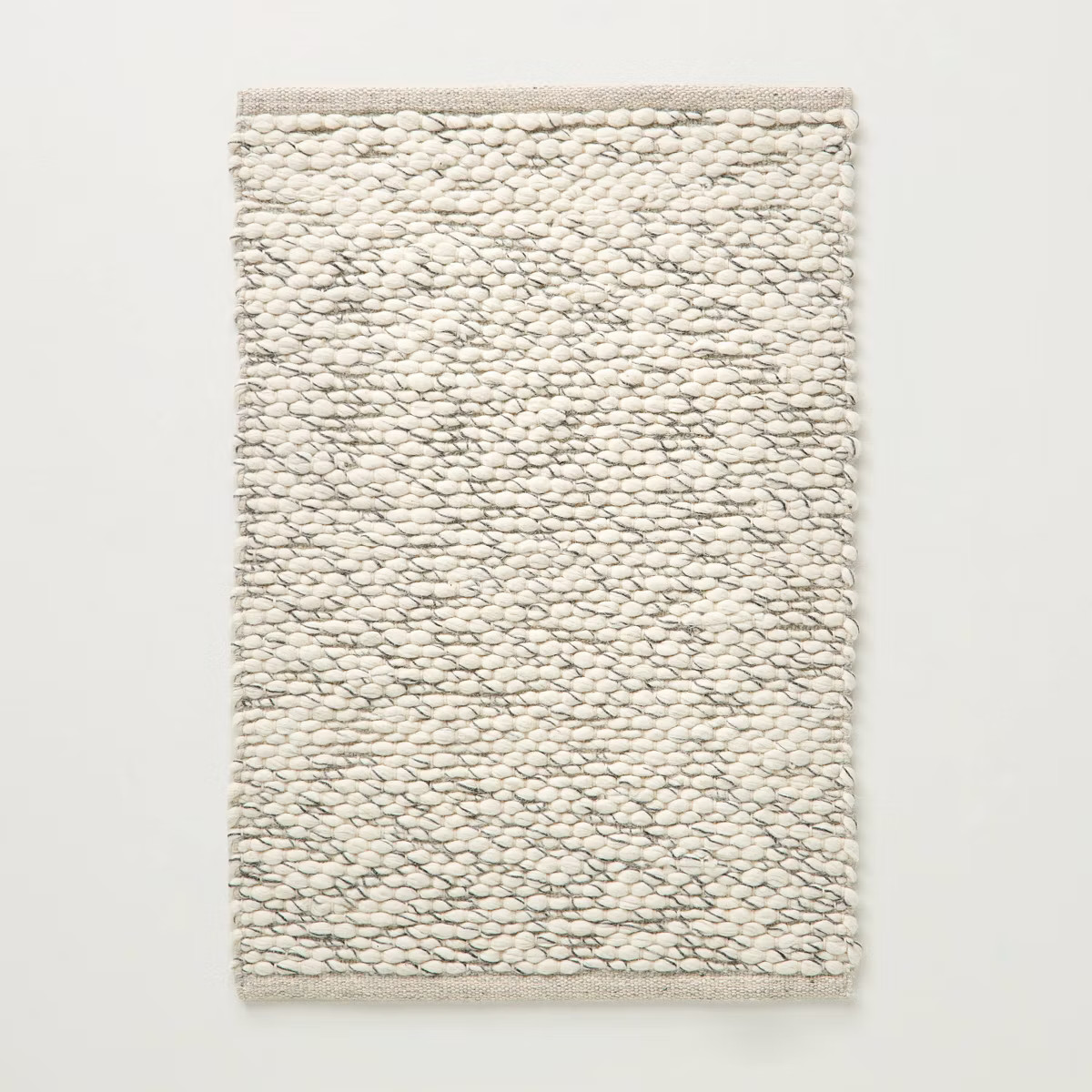 2'x3' Chunky Wool-Blend Handwoven Accent Rug Cream - Hearth & Hand™ with Magnolia | Target