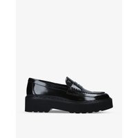Carrarmato patent leather platform penny loafers | Selfridges