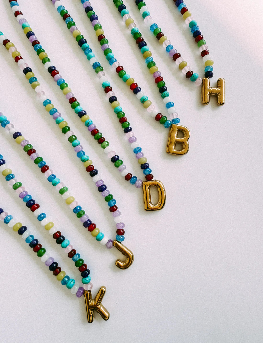ETTA OG | beaded initial necklace | Etta & East