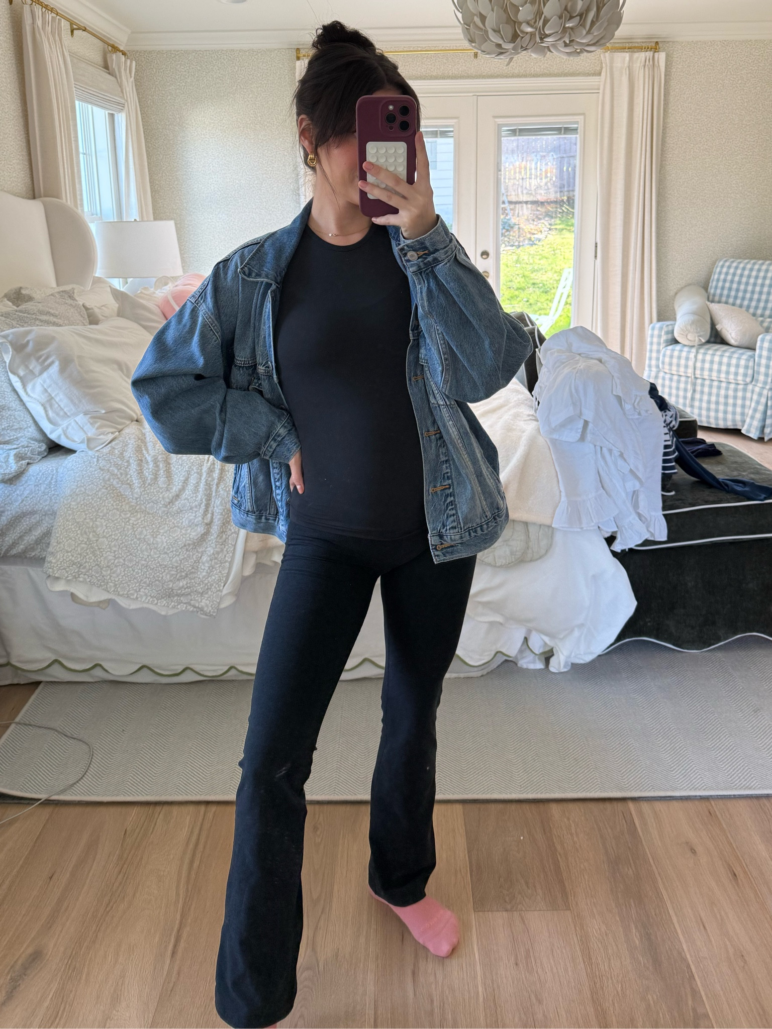 Casual bump friendly outfit of the day 
