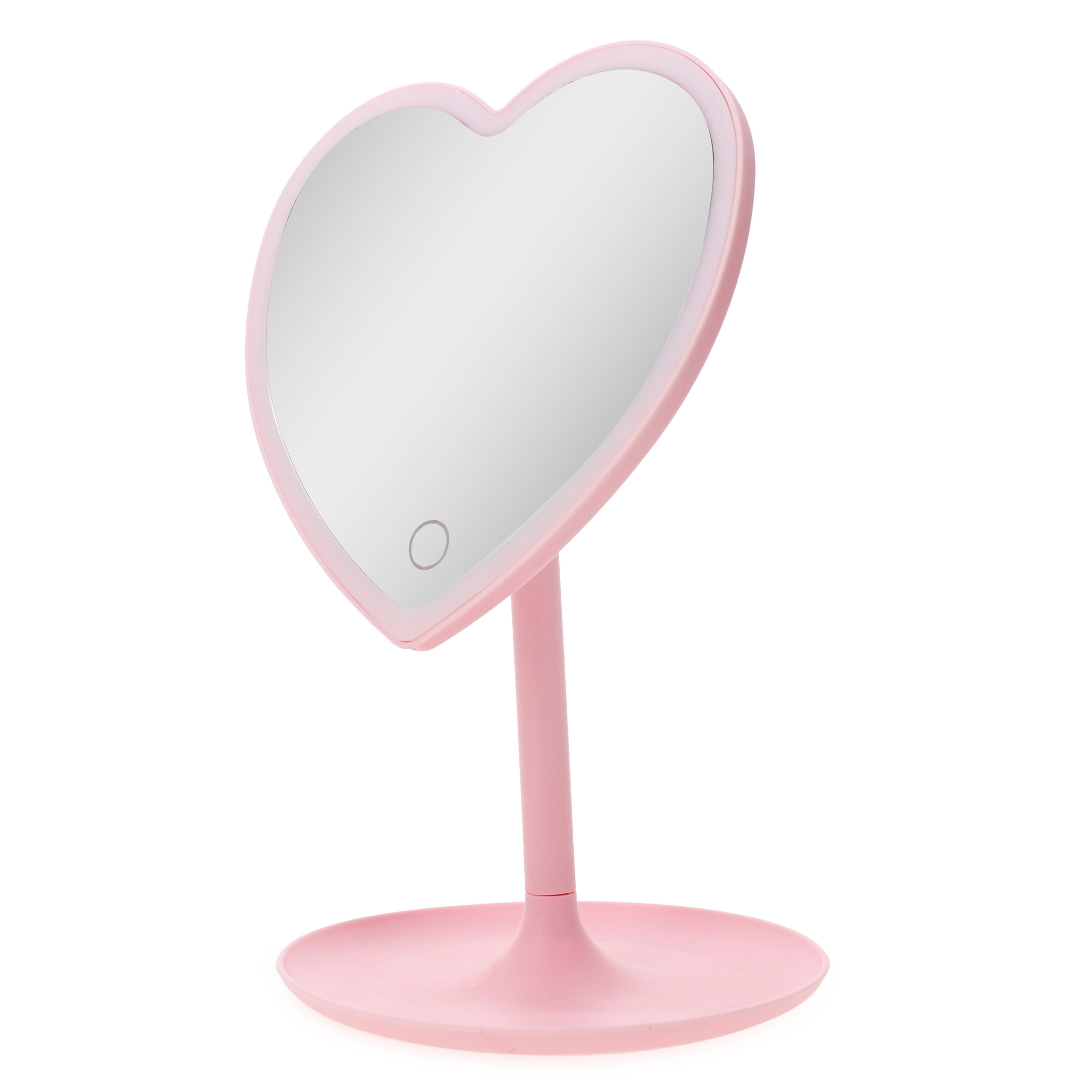 heart-shaped LED vanity mirror 13.5in | Five Below