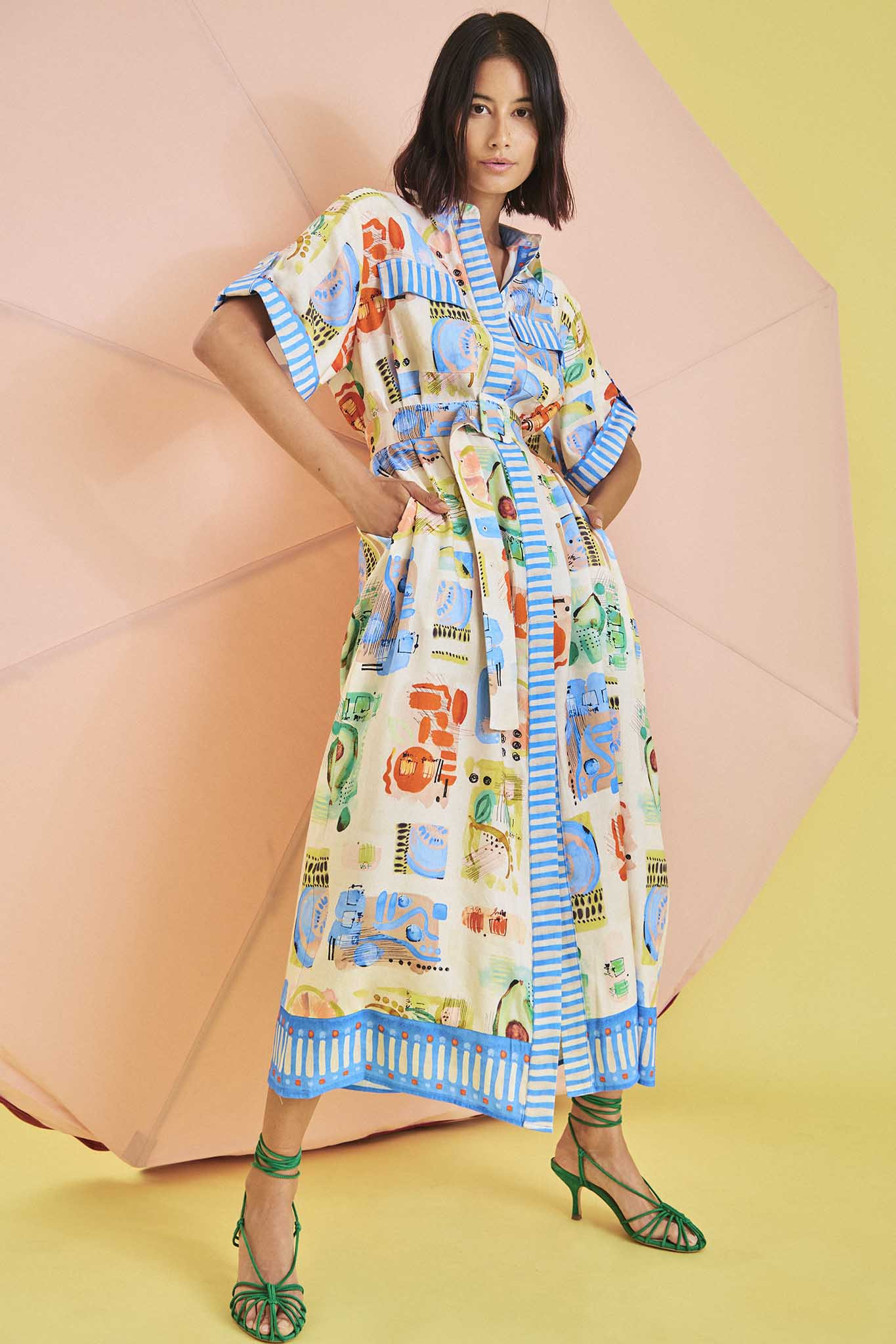 Charlotte Dress | Shirt Dress | Hunter Bell | Hunter Bell