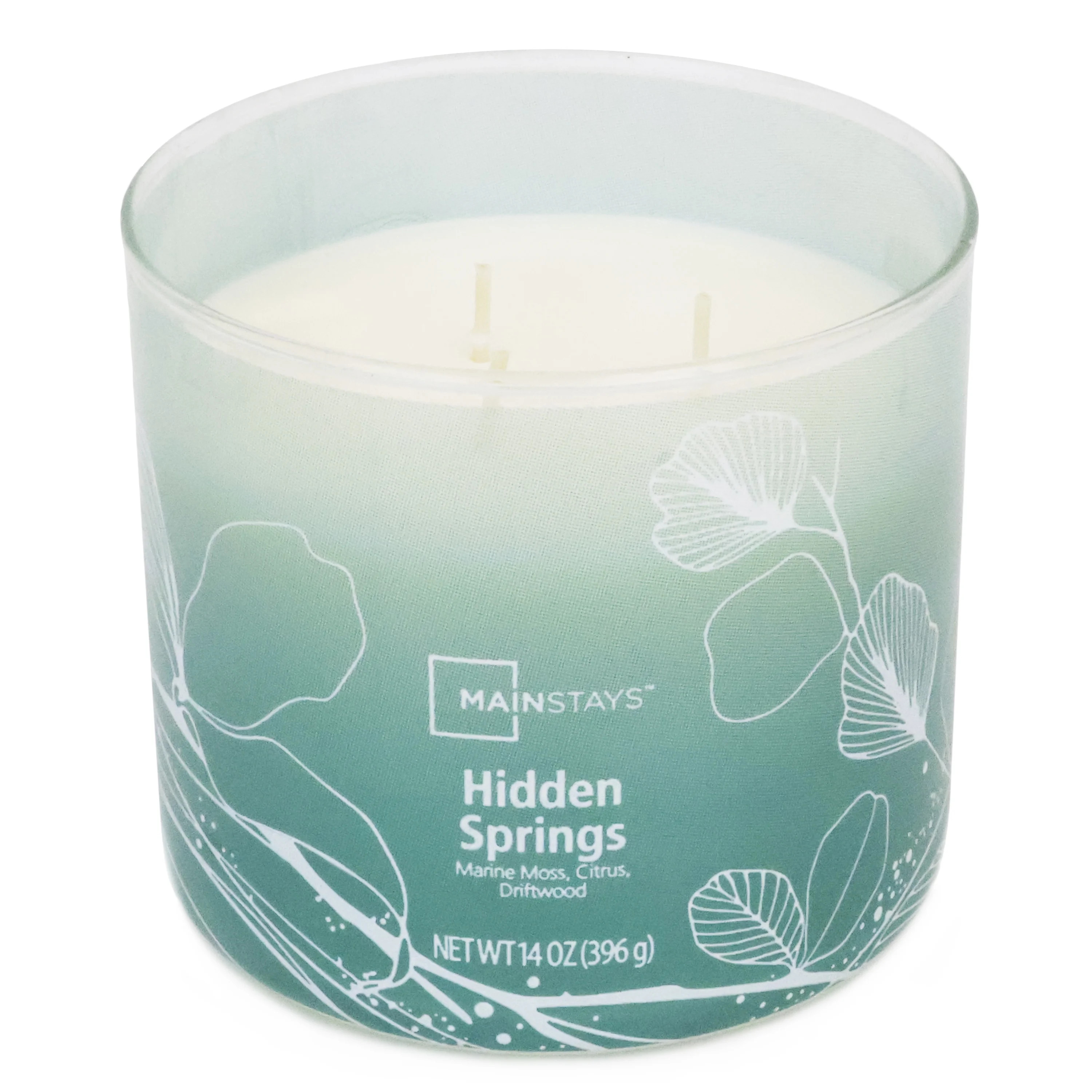 Mainstays 3-Wick Ombre Wrap Hidden Springs Candle 14-Ounce | Walmart (US)