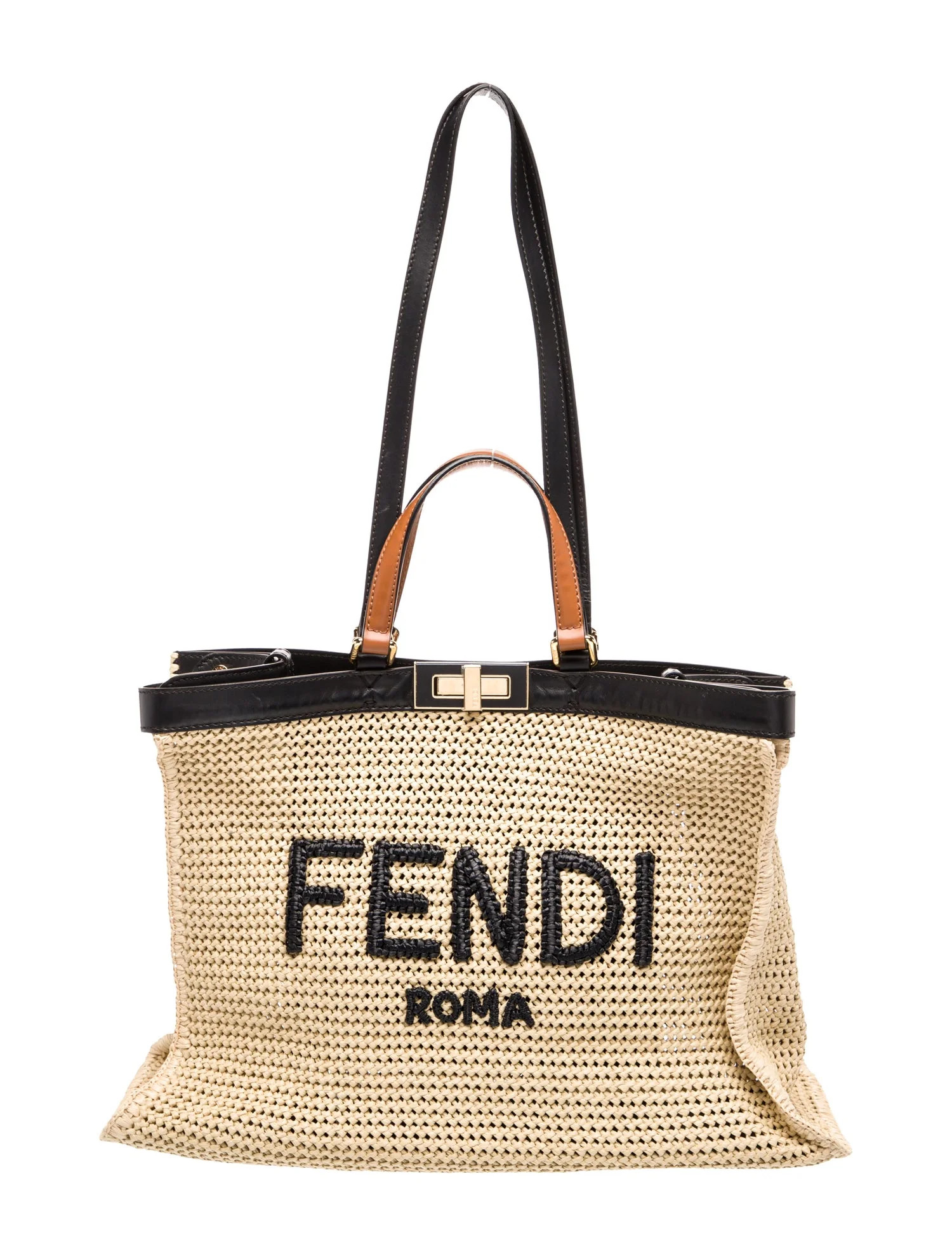 Raffia Peekaboo Large | The RealReal