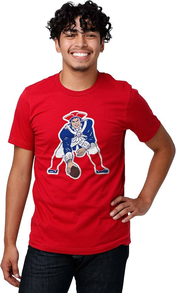 FOCO NFL Unisex-Adult NFL Retro Team Logo Shirt Short Sleeve T-Shirt | Amazon (US)