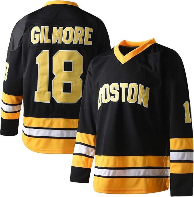 Happy Gilmore 18 Adam Sandler 1996 Black Ice Hockey Jersey Men S-5XL | Amazon (US)