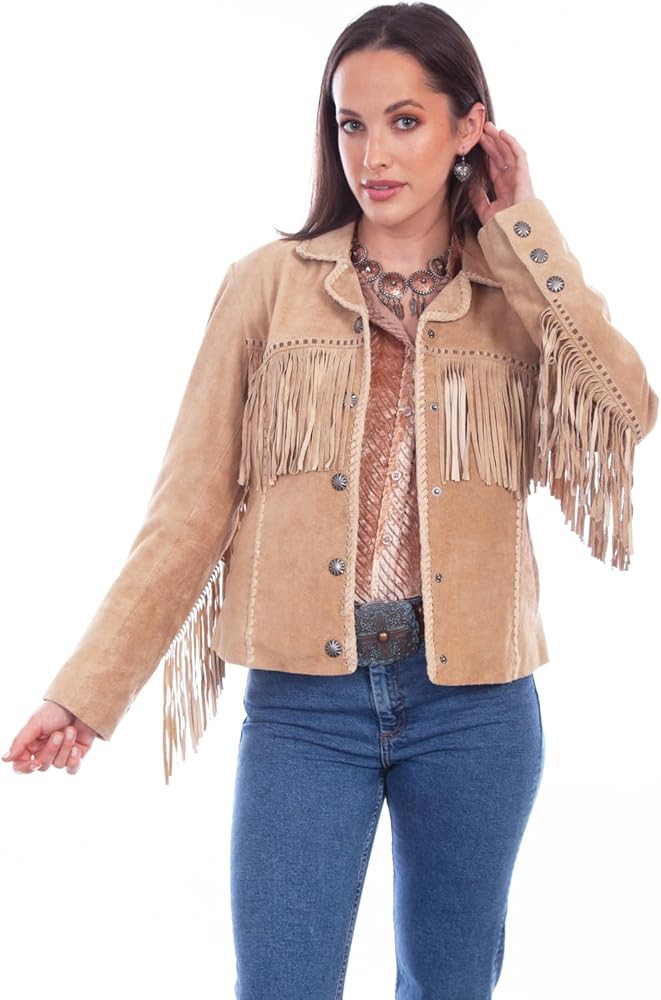 Scully Old Rust Womens Suede Fringe Jacket | Amazon (US)