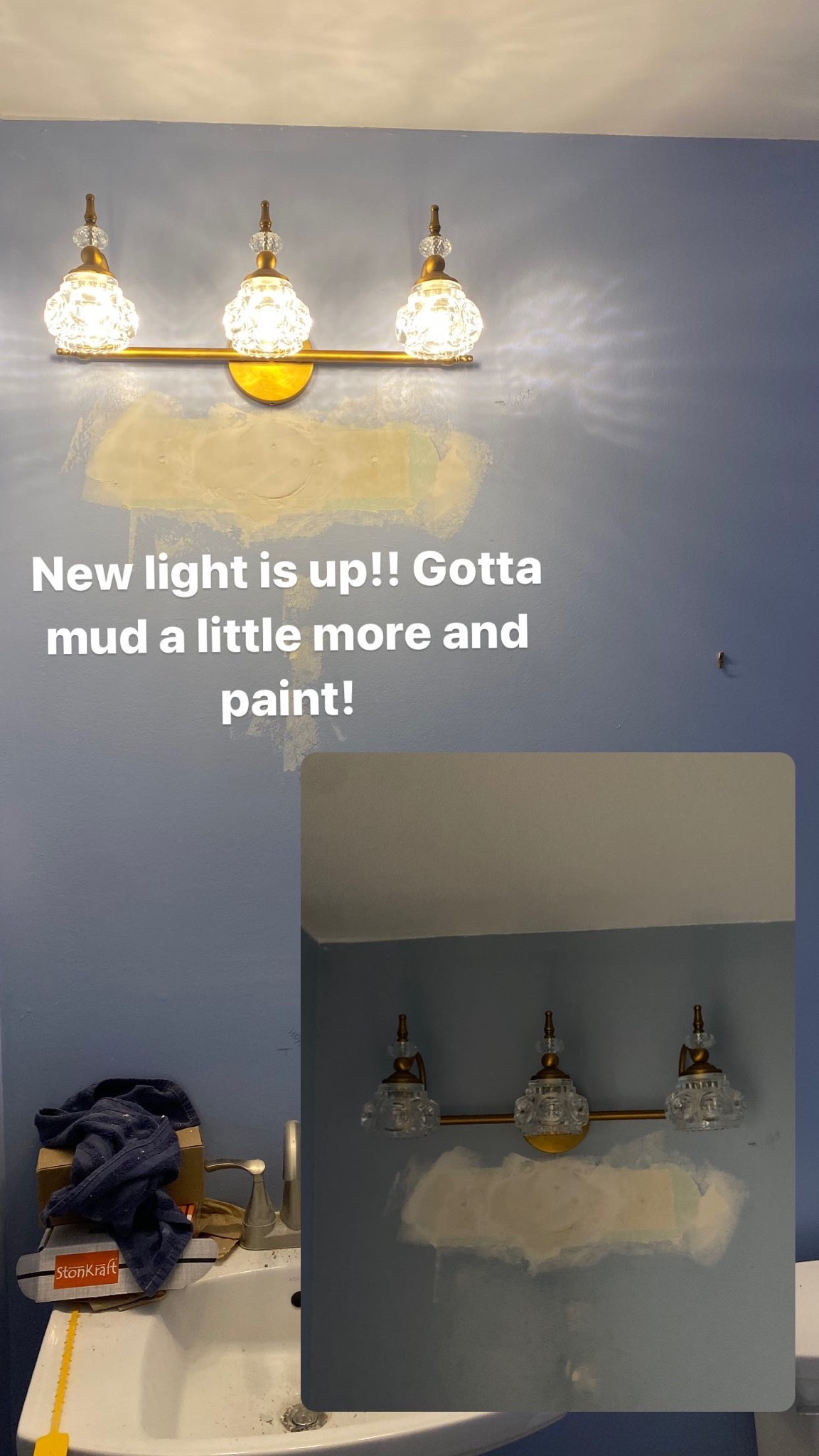 Half bath light, vintage inspired, brass light fixture, over sink light, home reno, bathroom reno

#LTKFindsUnder50 #LTKFindsUnder100 #LTKHome