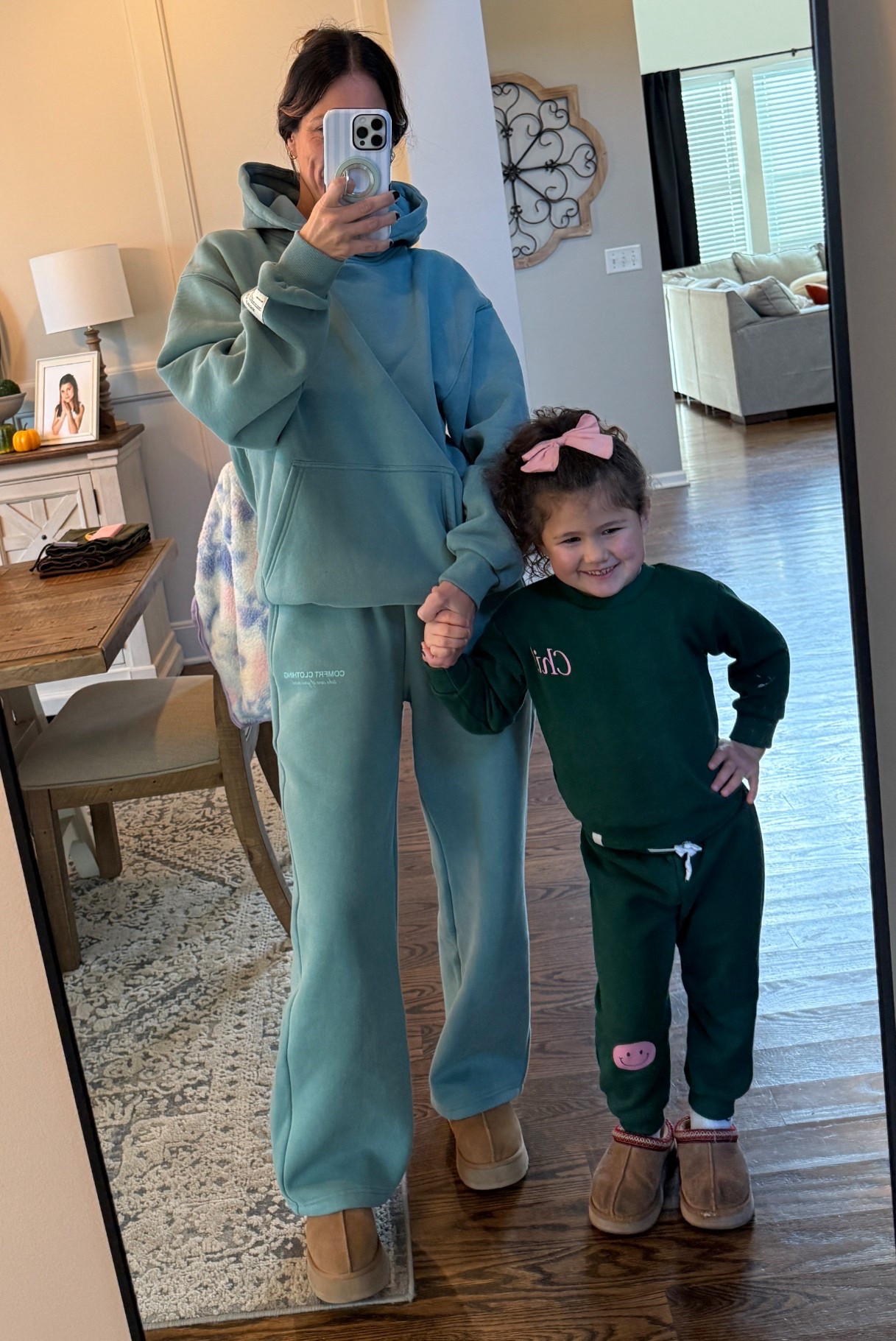 Just 2 girls in our cozy sets ready for these cold temps ❤️ love or mom and daughter time! 

#LTKKids #LTKStyleTip #LTKFamily