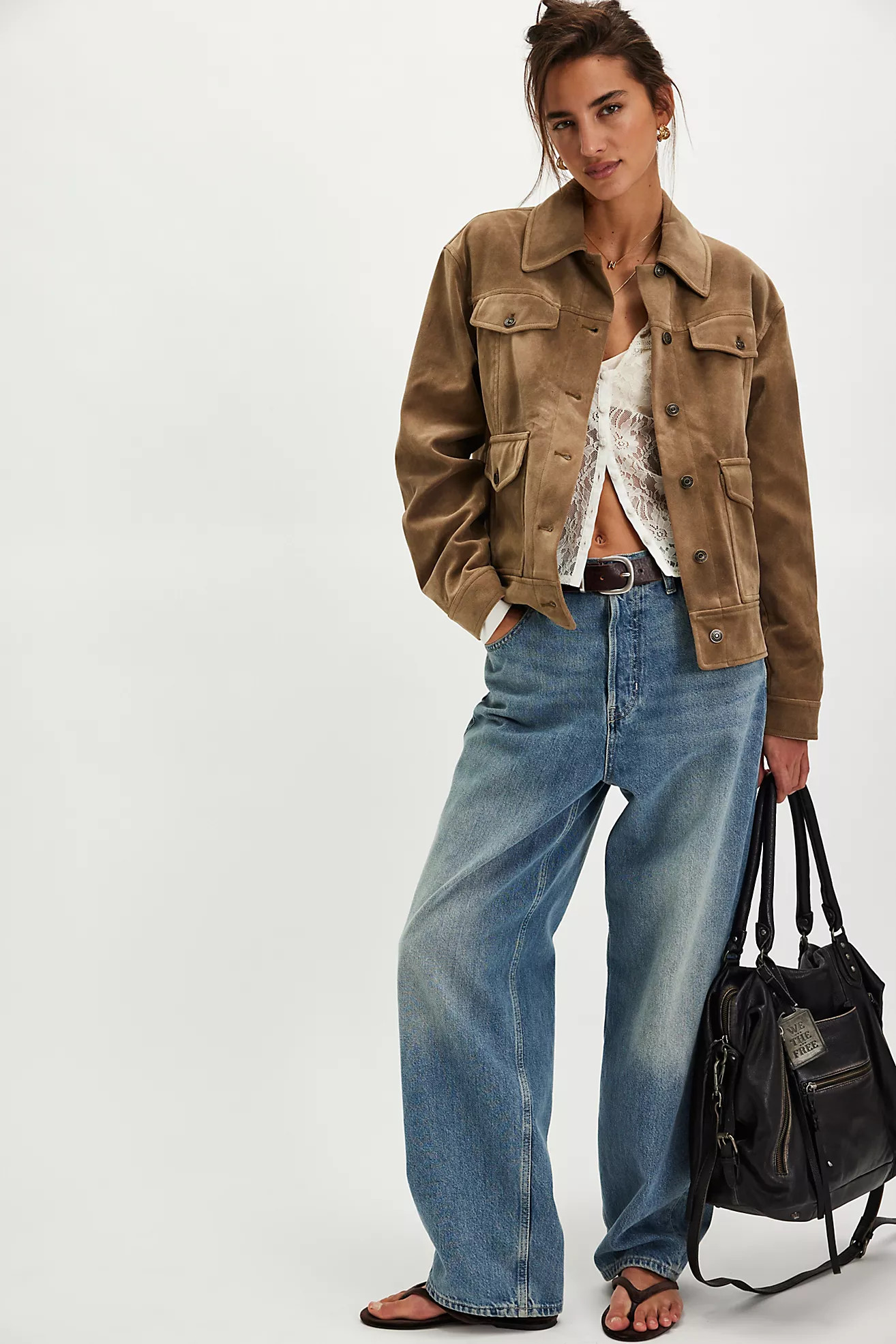 We The Free Night Ranch Vegan Jacket | Free People (UK)