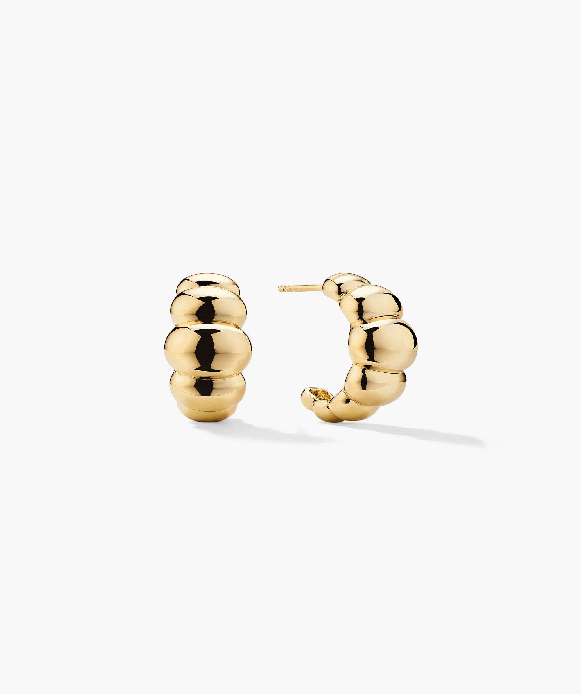 Puffy Charlotte Hoops | Mejuri Fine Crew
