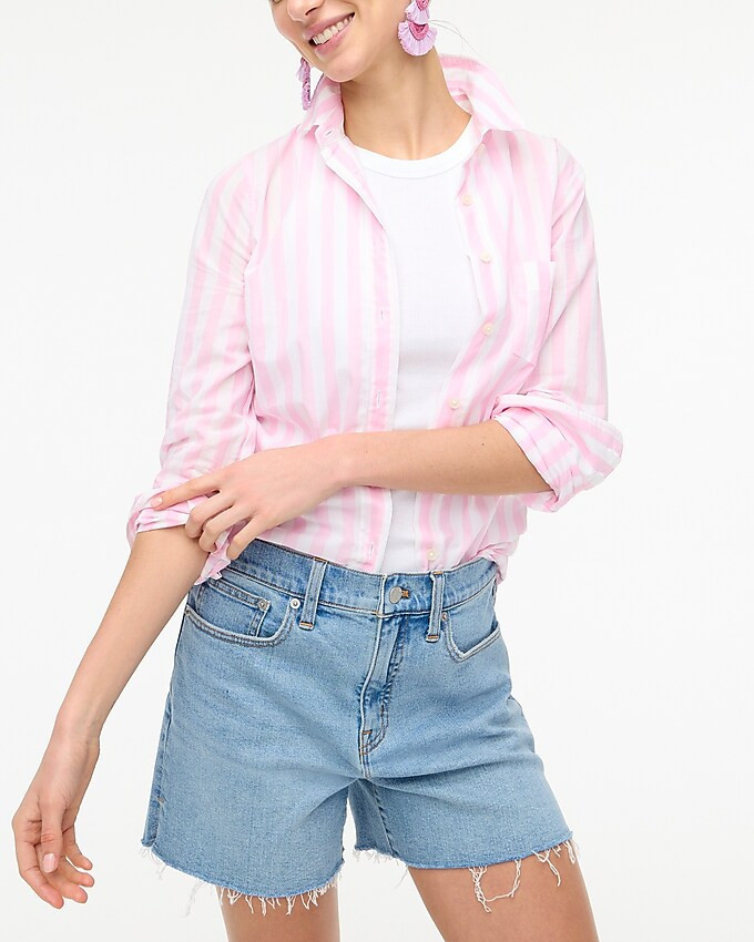 Gingham lightweight cotton shirt in signature fit | J.Crew Factory