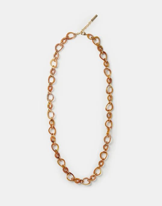 Marbled Irregular Chain Necklace | Lafayette 148 NY